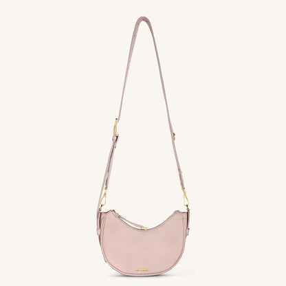 Mira & Moss Sabine Crescent Crossbody Bag - Transcendent Pink Myra USA