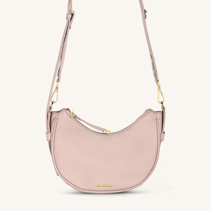 Mira & Moss Sabine Crescent Crossbody Bag - Transcendent Pink Myra USA