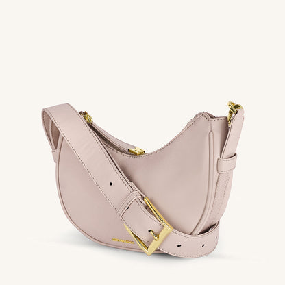 Mira & Moss Sabine Crescent Crossbody Bag - Transcendent Pink Myra USA