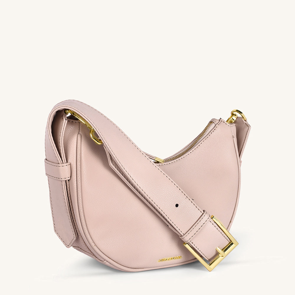 Mira & Moss Sabine Crescent Crossbody Bag - Transcendent Pink Myra USA