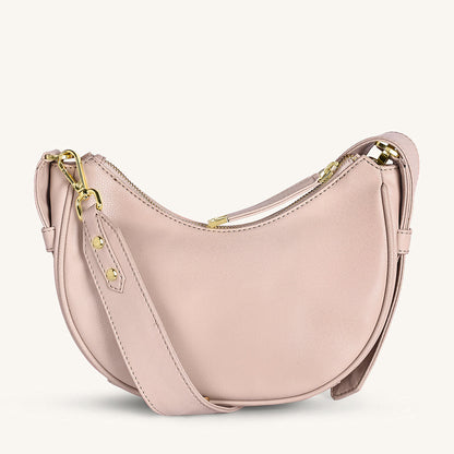 Mira & Moss Sabine Crescent Crossbody Bag - Transcendent Pink Myra USA