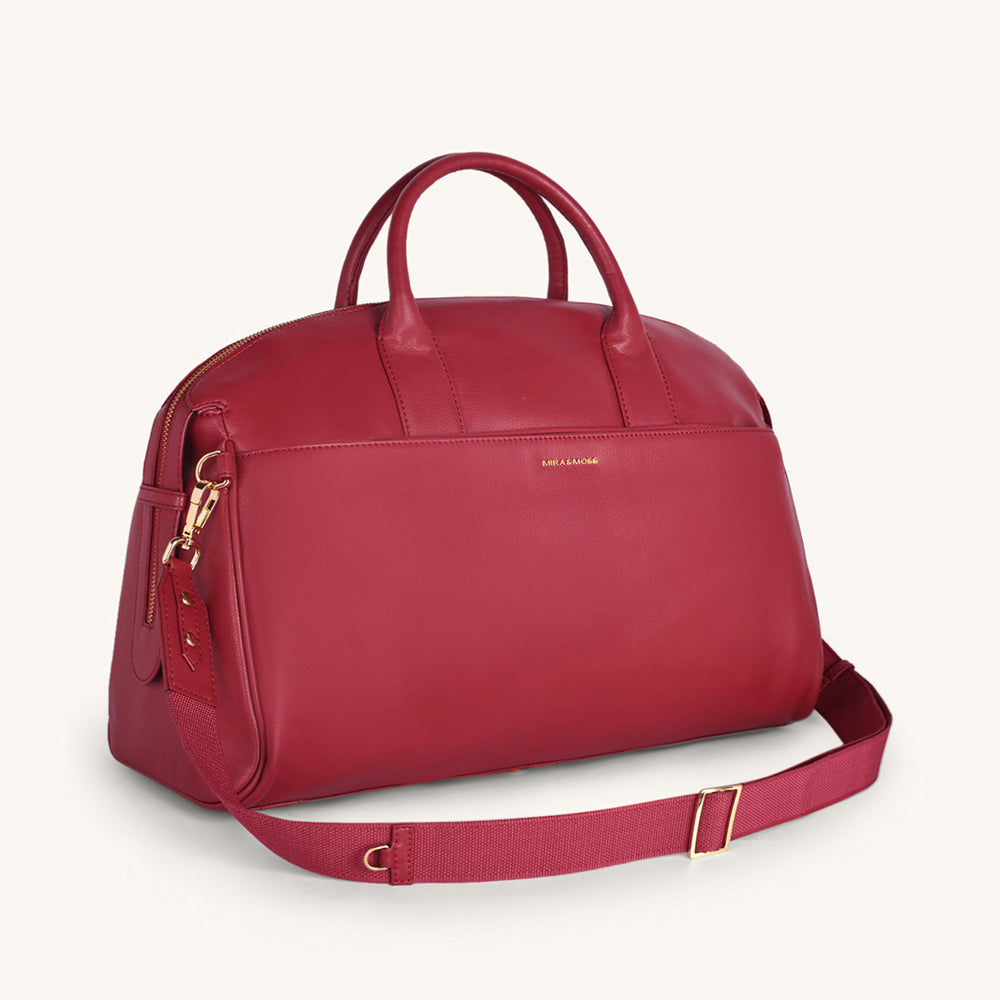 Mira & Moss Athena Duffel - Garnet Red Myra USA
