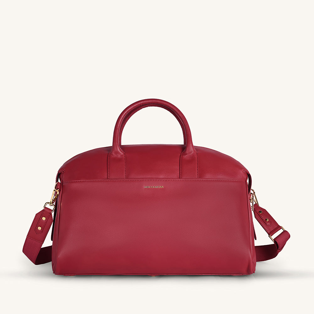 Mira & Moss Athena Duffel - Garnet Red Myra USA