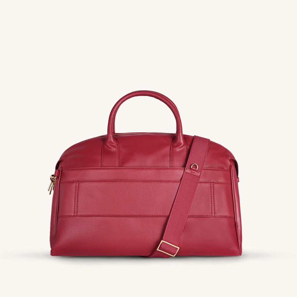 Mira & Moss Athena Duffel - Garnet Red Myra USA