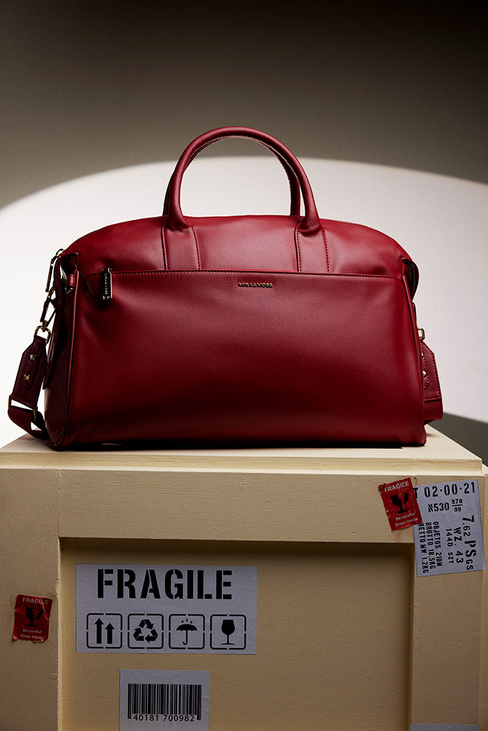 Mira & Moss Athena Duffel - Garnet Red Myra USA