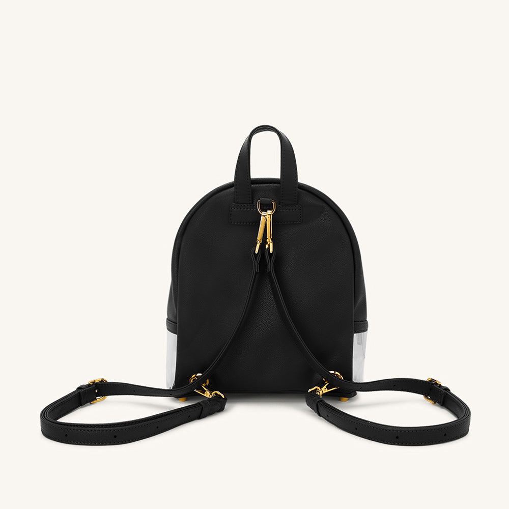 Mira & Moss Francine Clear Backpack - Black Myra USA
