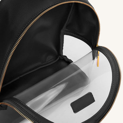Mira & Moss Francine Clear Backpack - Black Myra USA
