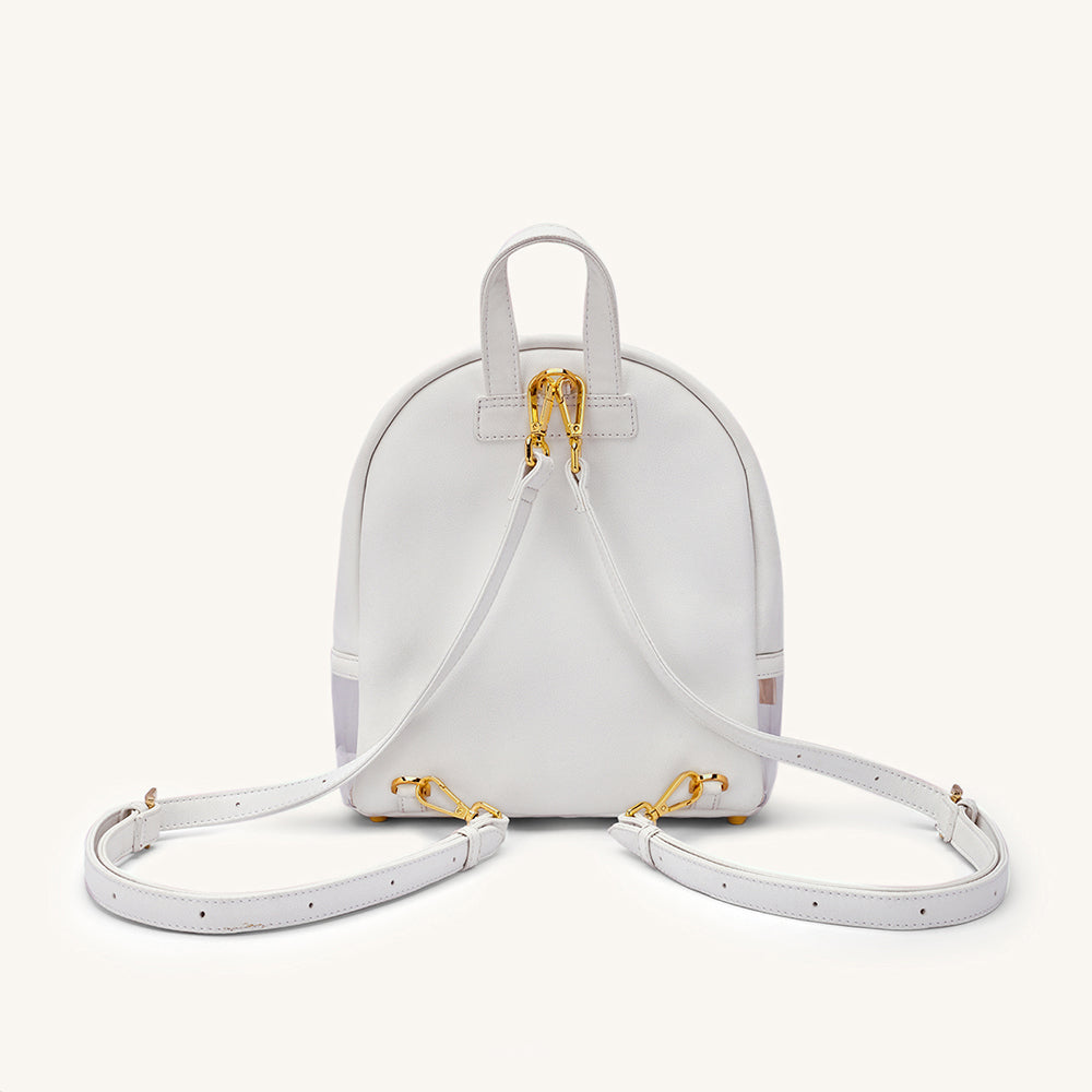 Mira & Moss Francine Clear Backpack - Ivory Myra USA