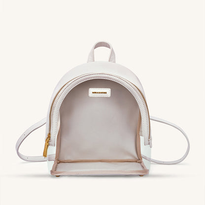Mira & Moss Francine Clear Backpack - Ivory Myra USA