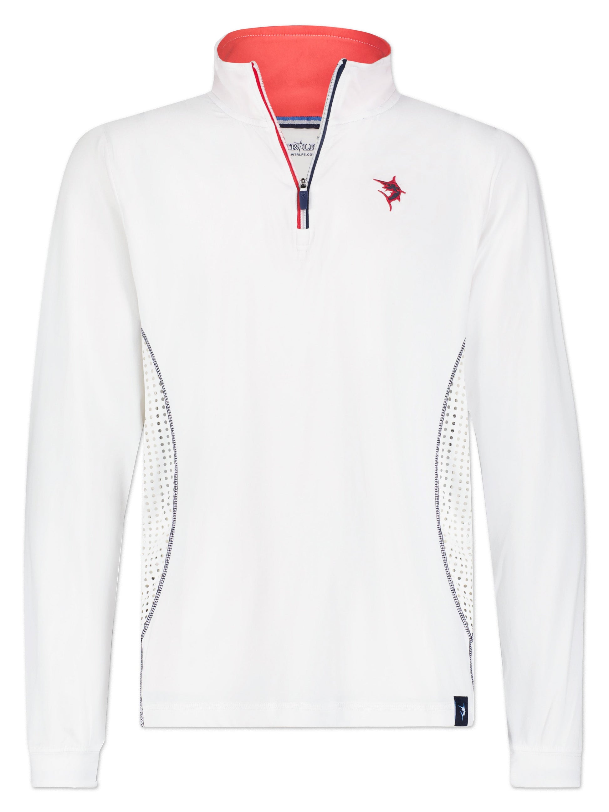 Monterey Performance Quarter Zip White Water Life