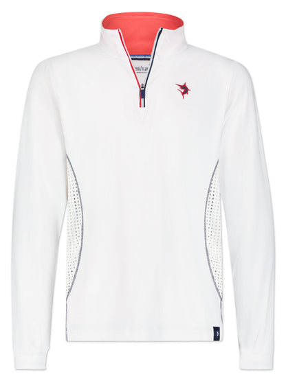 Monterey Performance Quarter Zip White Water Life
