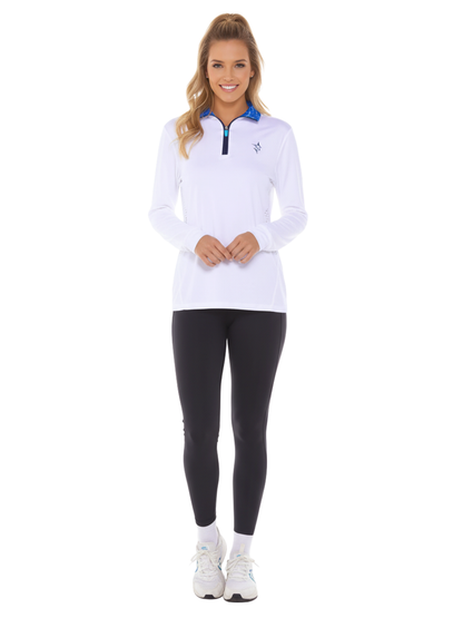 Women's Monterey Quarter Zip White Water Life