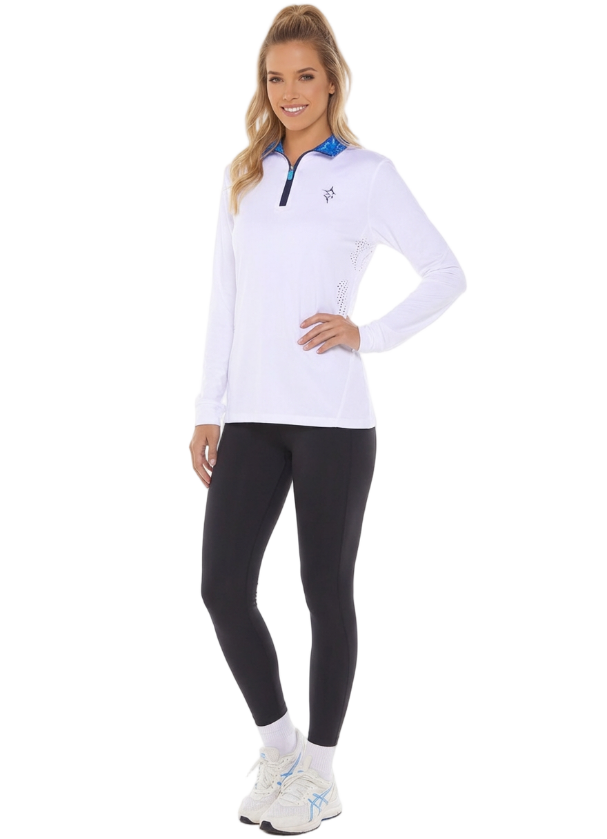 Women's Monterey Quarter Zip White Water Life
