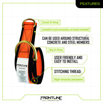 Frontline MPS Cross Arm Strap with Reinforced Webbing 4' VM Hardware