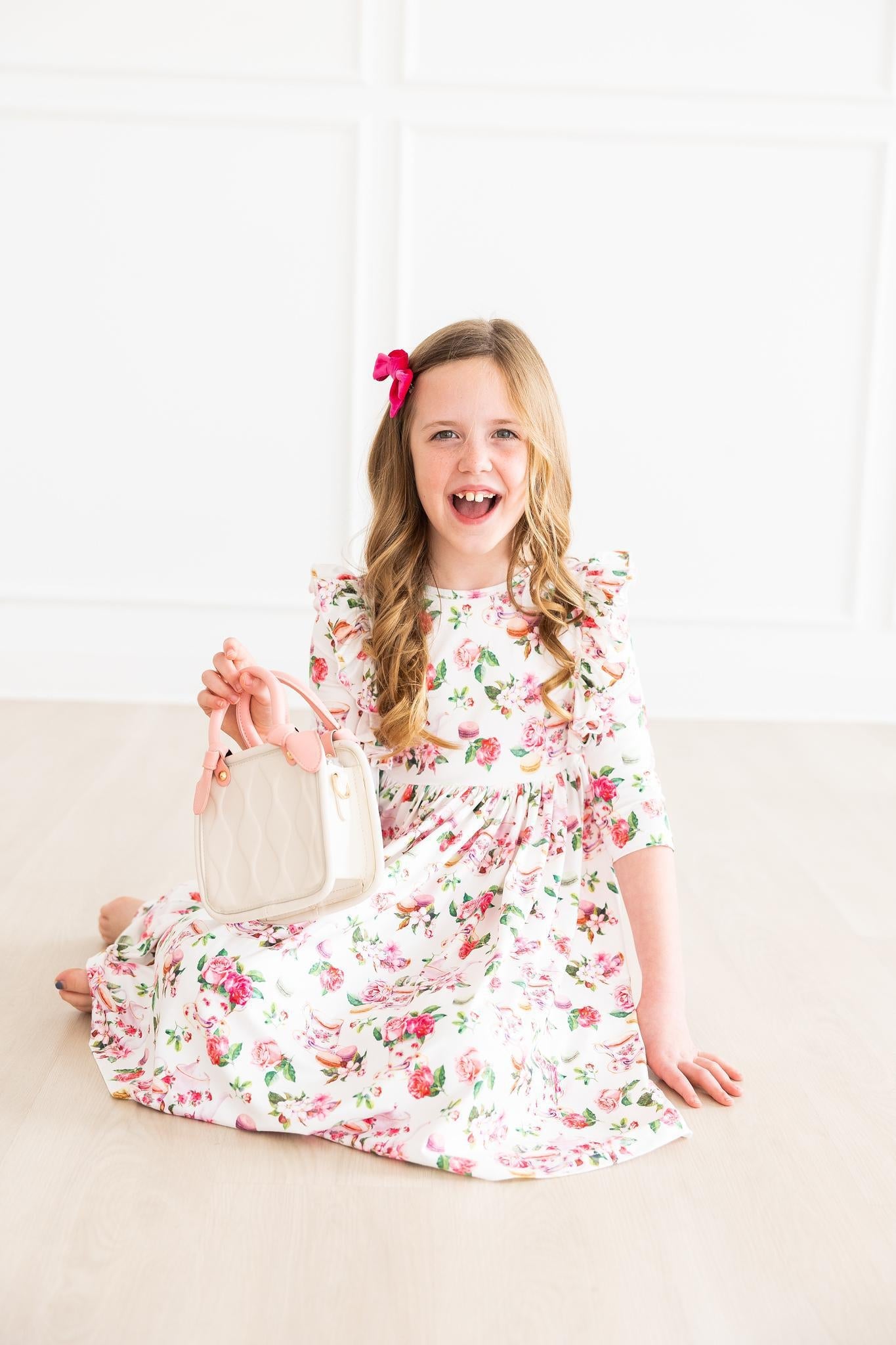 SALE Macarons & Tea Ruffle Twirl Dress Mila & Rose ®