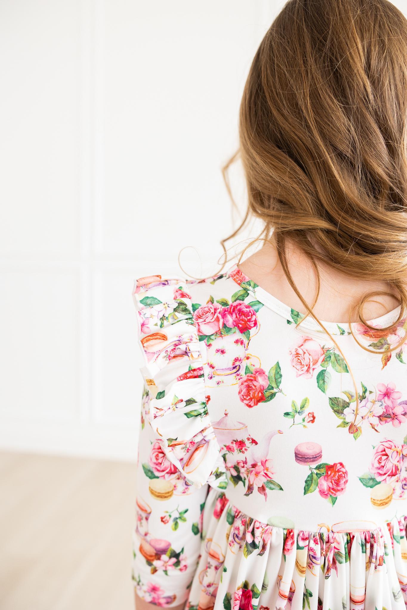 SALE Macarons & Tea Ruffle Twirl Dress Mila & Rose ®
