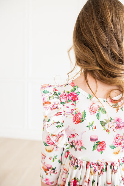 SALE Macarons & Tea Ruffle Twirl Dress Mila & Rose ®