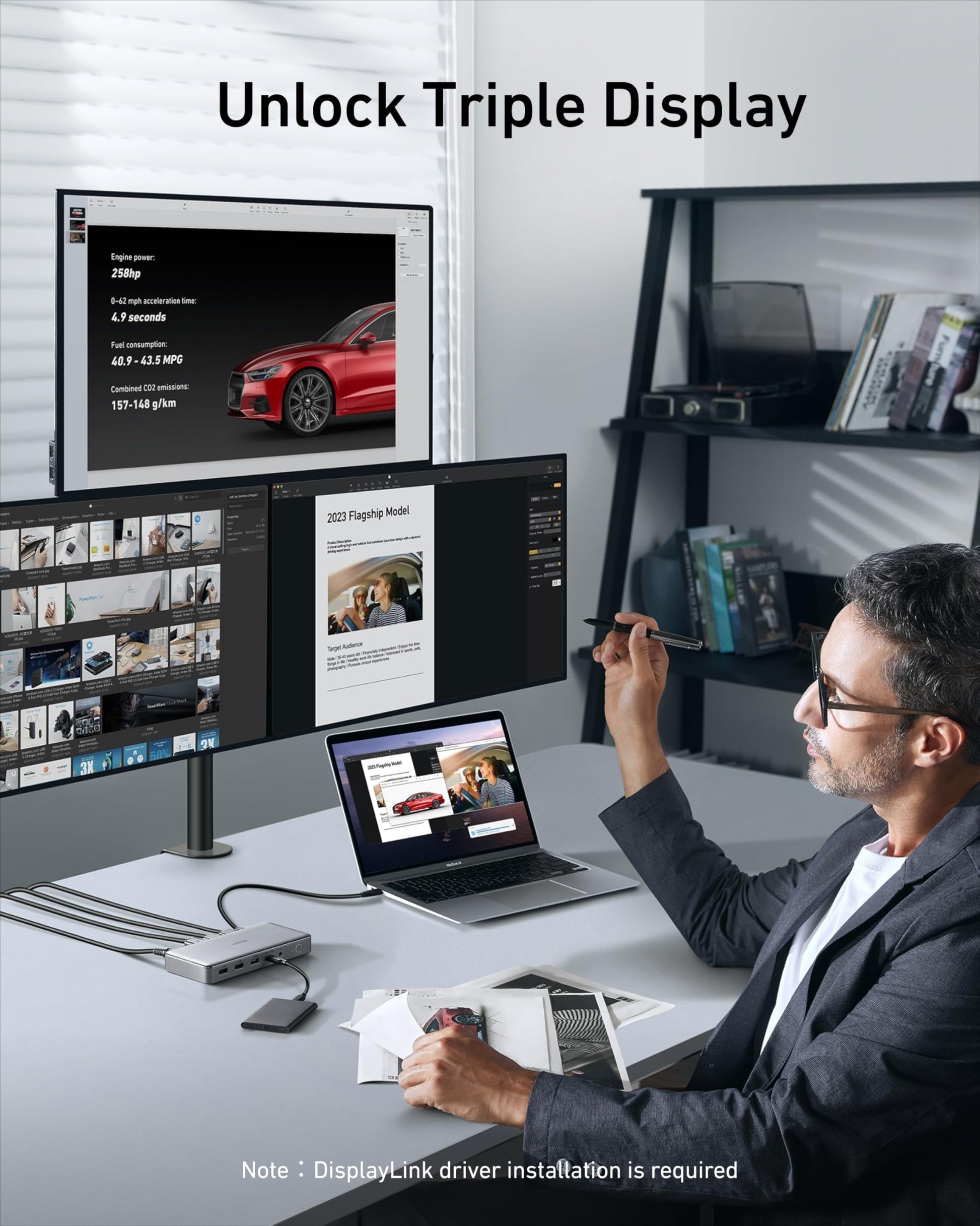 Anker <b>563</b> USB-C Docking Station (10-in-1) Anker