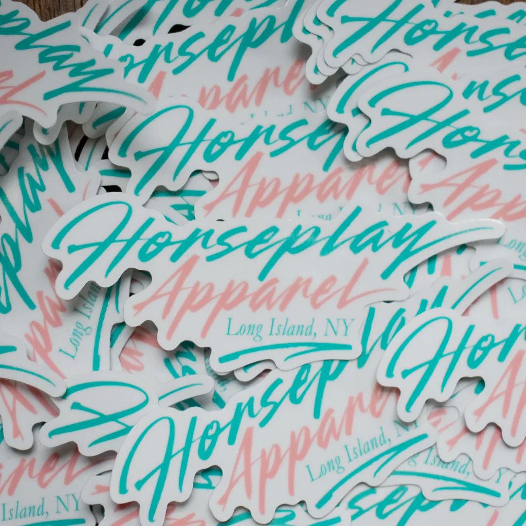Retro Summer Sticker Pack Horseplay Apparel