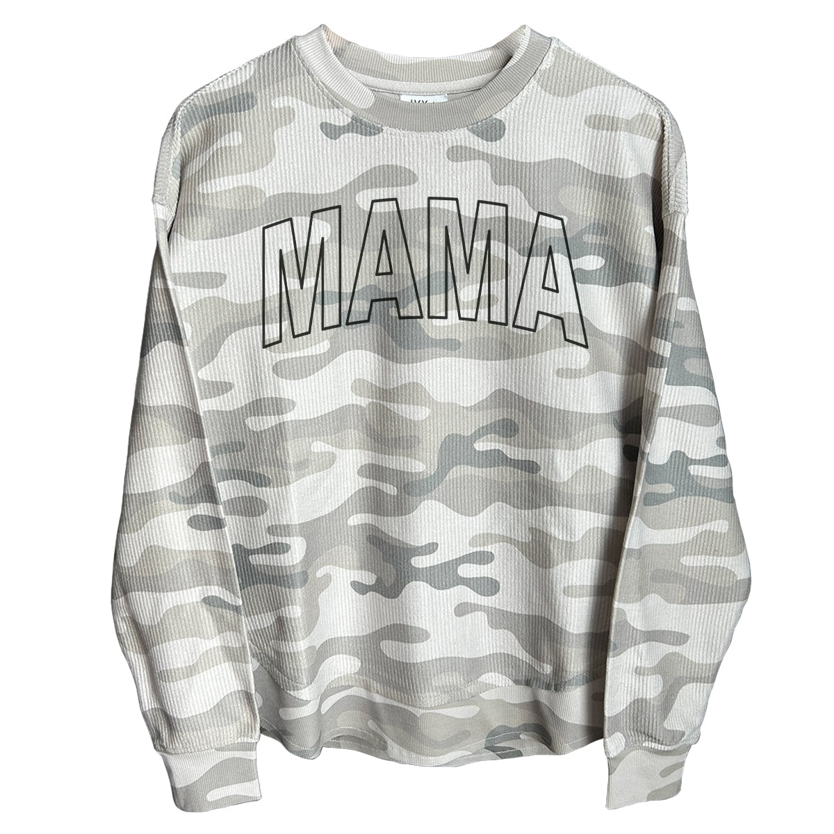 Mama Outline Grey (Front) Shield Republic