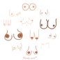Stickers by boob-eez® Boob-eez
