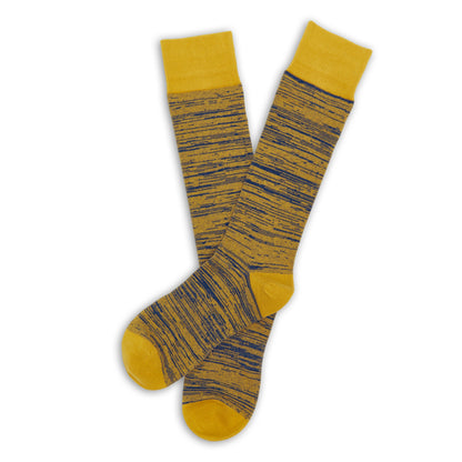 Navy / Gold Marl Dress Socks DeadSoxy