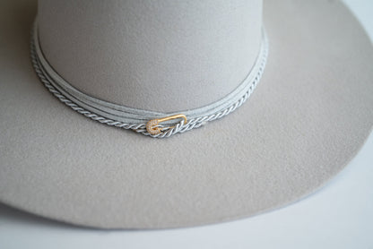 The Graceful in Cool Gray Marme Hats