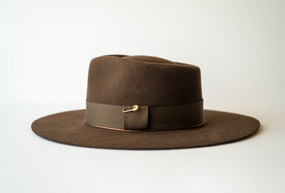 The Powerful in Chocolate Brown Marme Hats