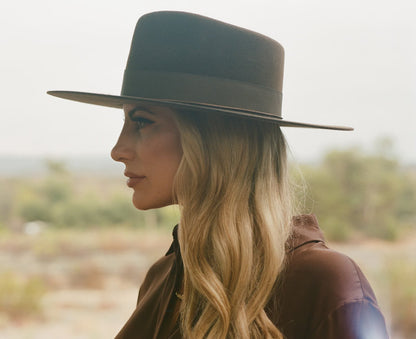 The Powerful in Chocolate Brown Marme Hats