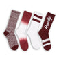 Maroon Casual Sock 4 Pack DeadSoxy