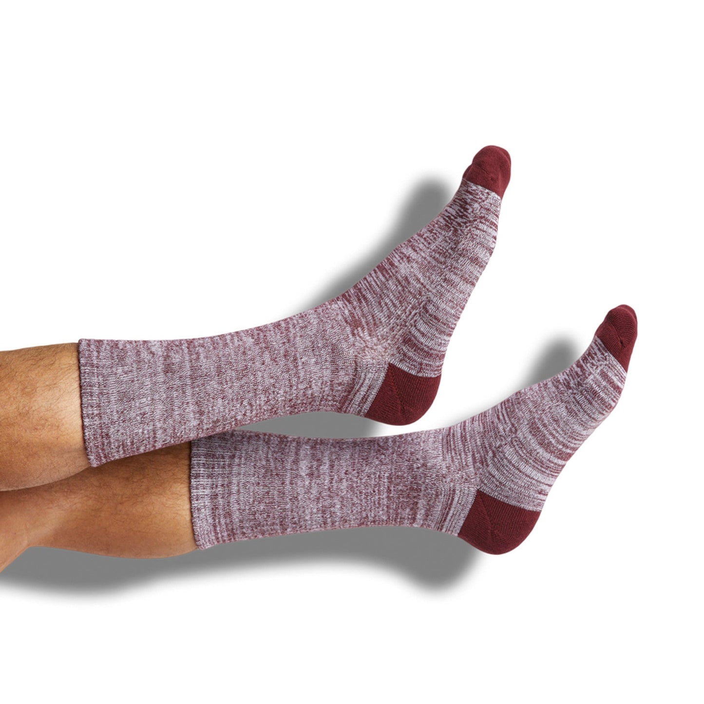 Maroon Marl Casual Socks DeadSoxy