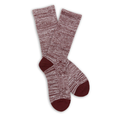 Maroon Marl Casual Socks DeadSoxy
