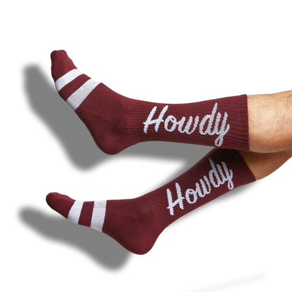 Maroon Casual Sock 4 Pack DeadSoxy
