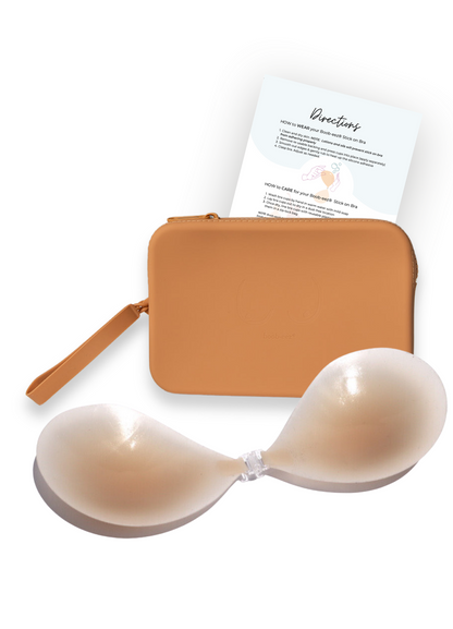 Match Maker - Silicone Travel Case + x1  Silicone Stick-On Bra - WSL Boob-eez