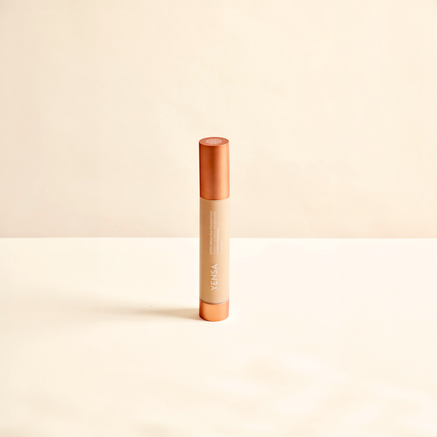Super Serum Silk Natural Glow Hydrating Peptide Foundation for Radiant Skin YENSA