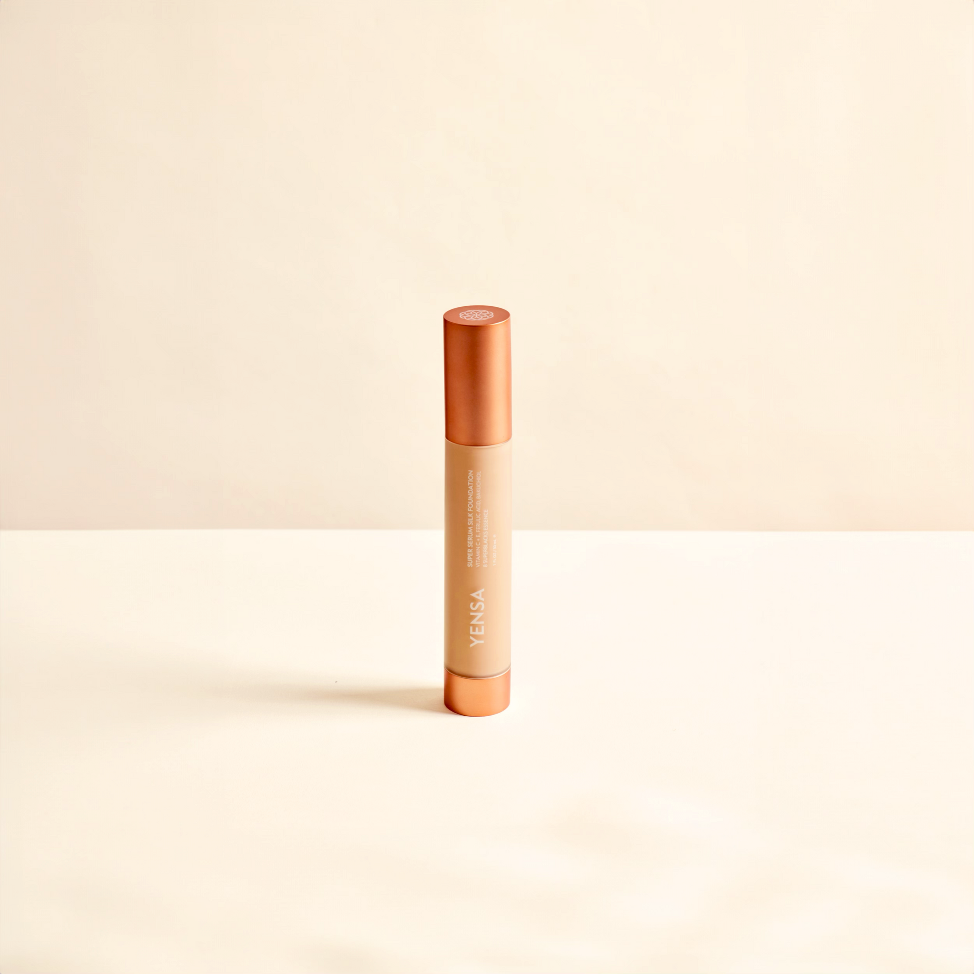 Super Serum Silk Natural Glow Hydrating Peptide Foundation for Radiant Skin YENSA