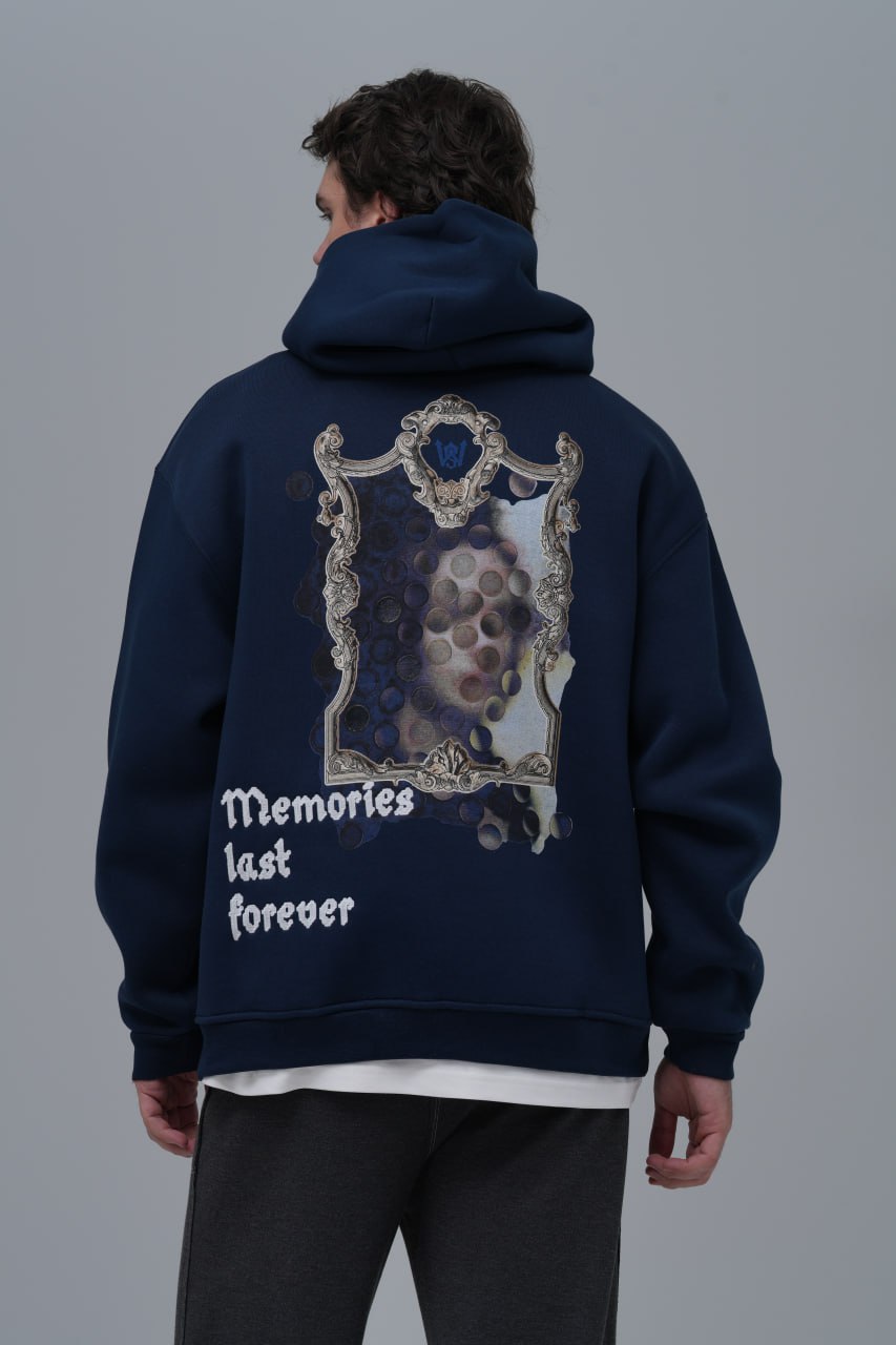"Memories Last Forever" Surrealist Graphic Hoodie Withinblack