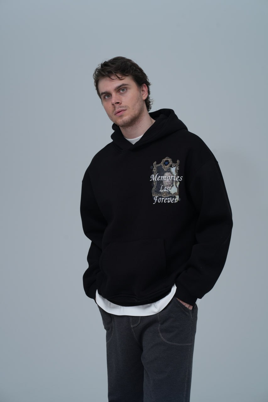 "Memories Last Forever" Surrealist Graphic Hoodie Withinblack
