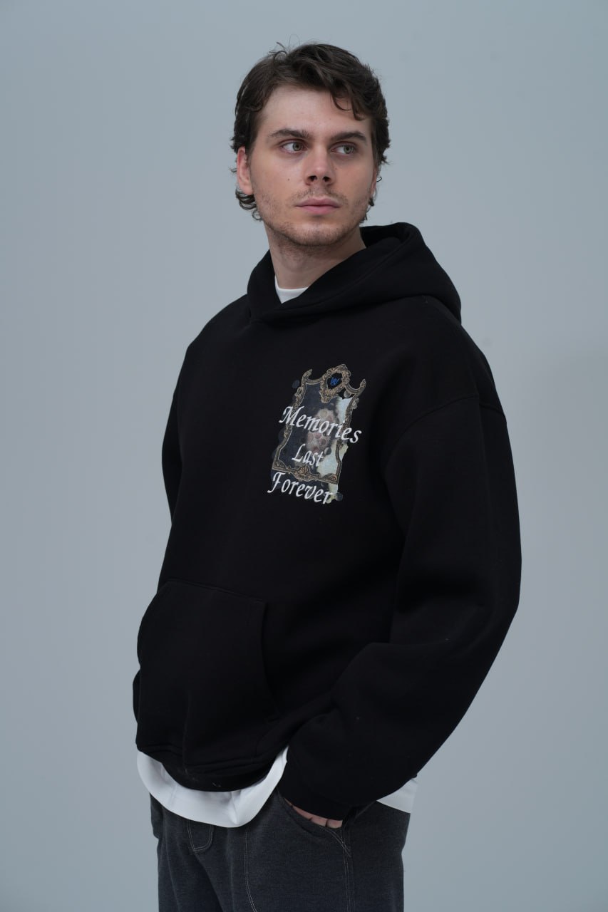 "Memories Last Forever" Surrealist Graphic Hoodie Withinblack