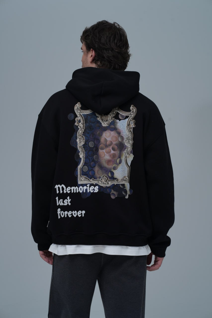 "Memories Last Forever" Surrealist Graphic Hoodie Withinblack