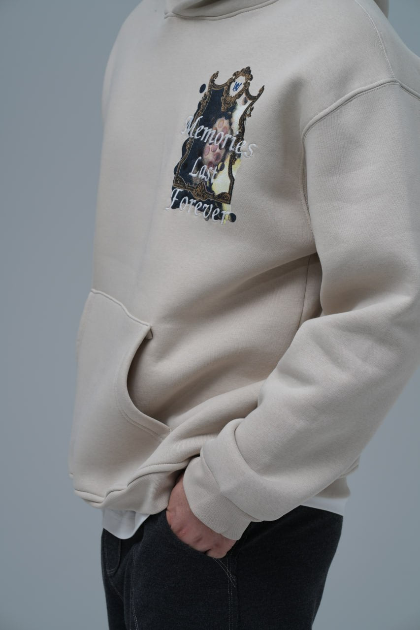 "Memories Last Forever" Surrealist Graphic Hoodie Withinblack