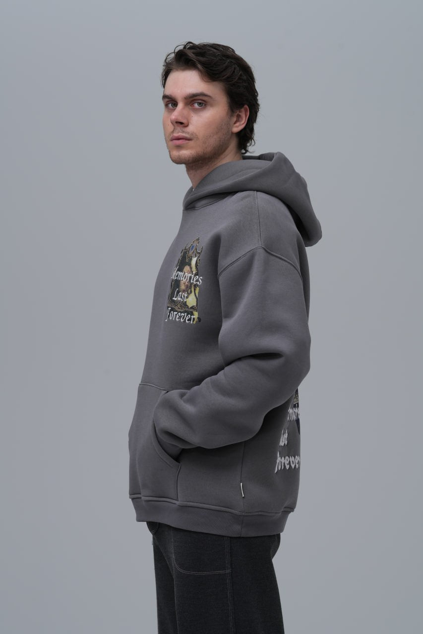 "Memories Last Forever" Surrealist Graphic Hoodie Withinblack