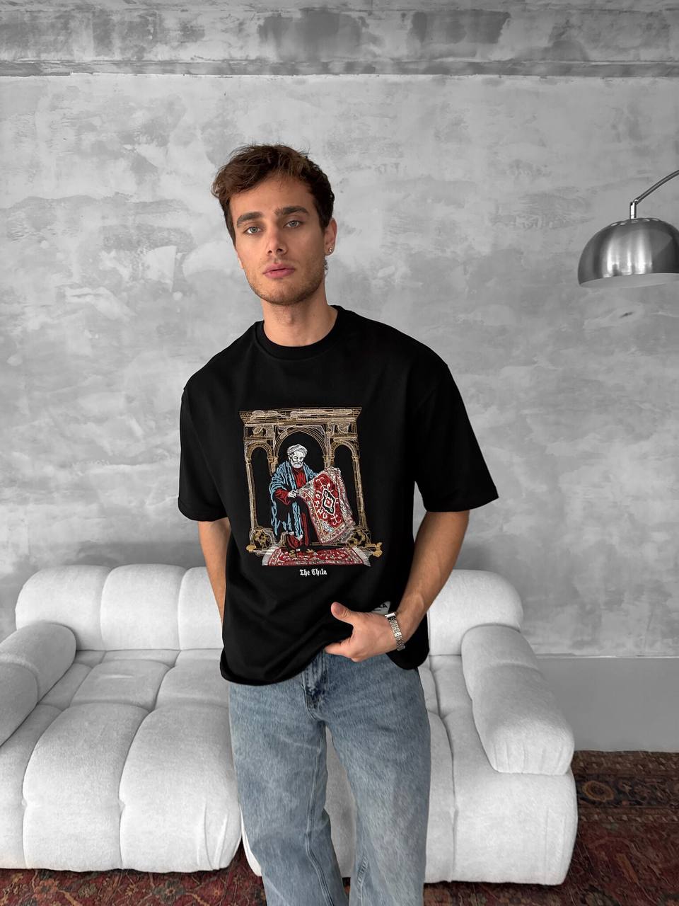 Oriental Rug Graphic T-Shirt – Vintage Cotton Withinblack