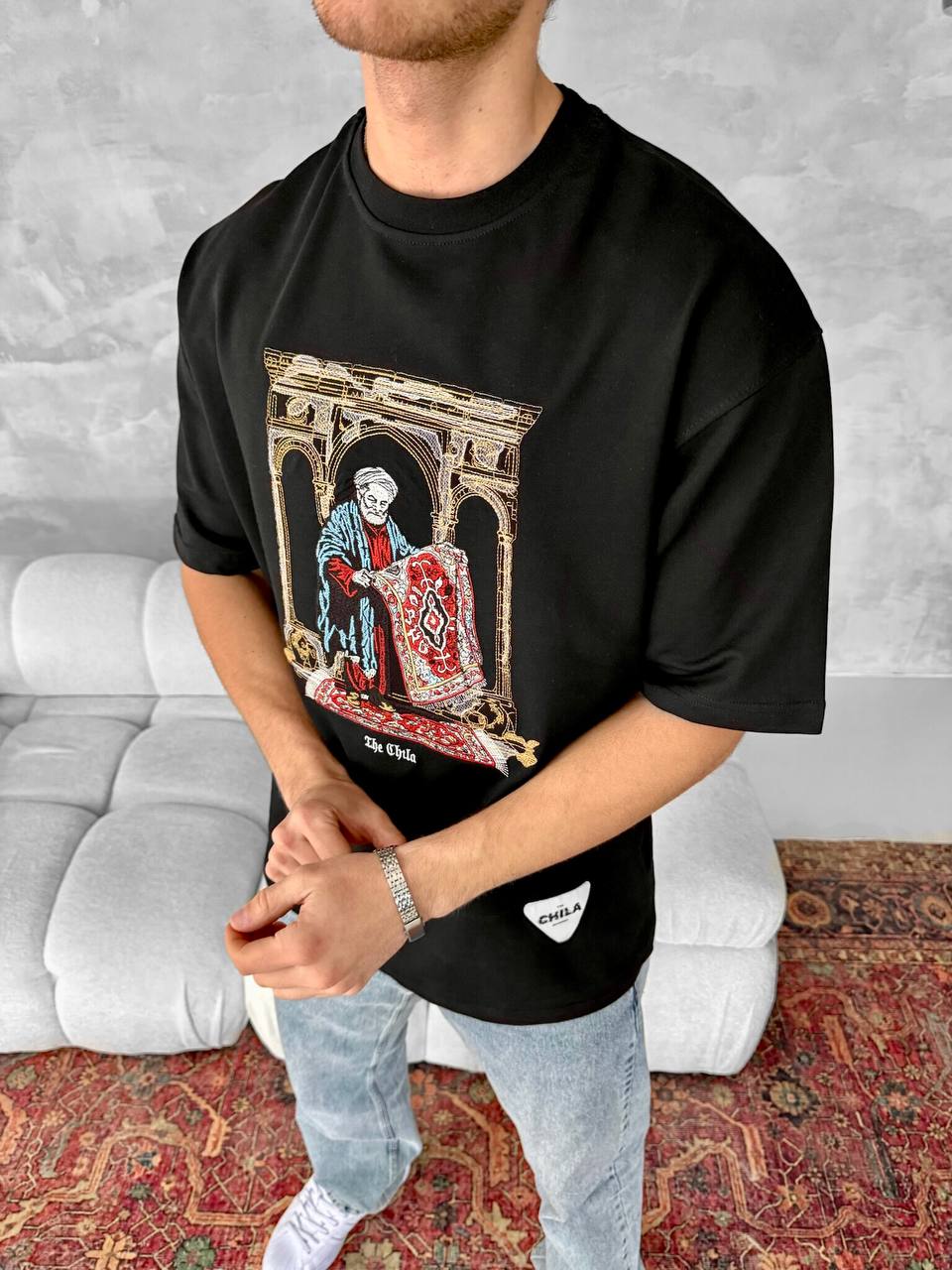 Oriental Rug Graphic T-Shirt – Vintage Cotton Withinblack