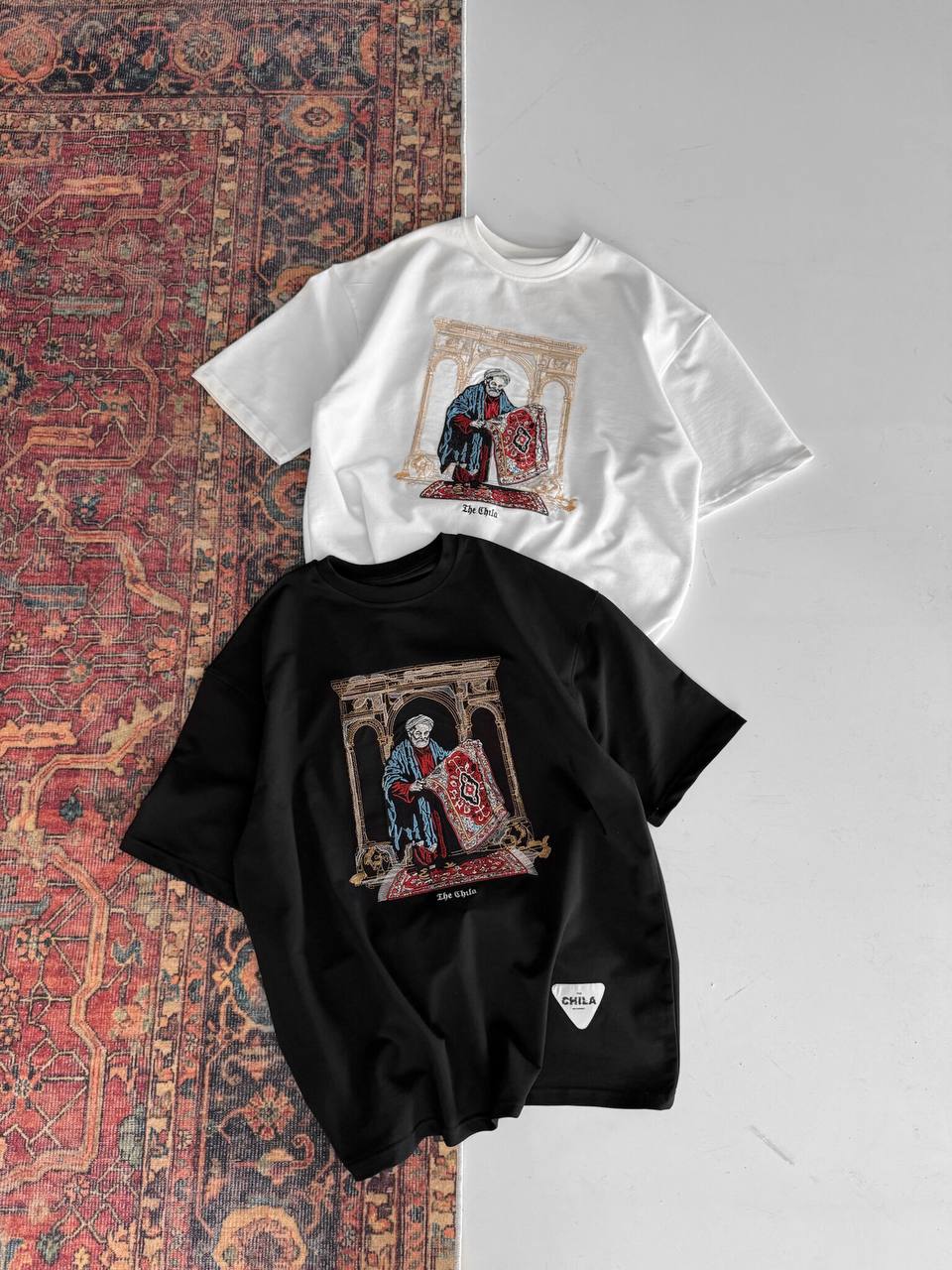 Oriental Rug Graphic T-Shirt – Vintage Cotton Withinblack