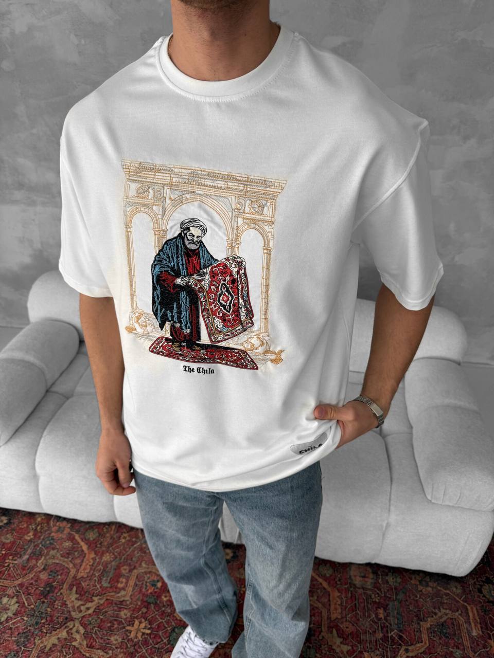 Oriental Rug Graphic T-Shirt – Vintage Cotton Withinblack