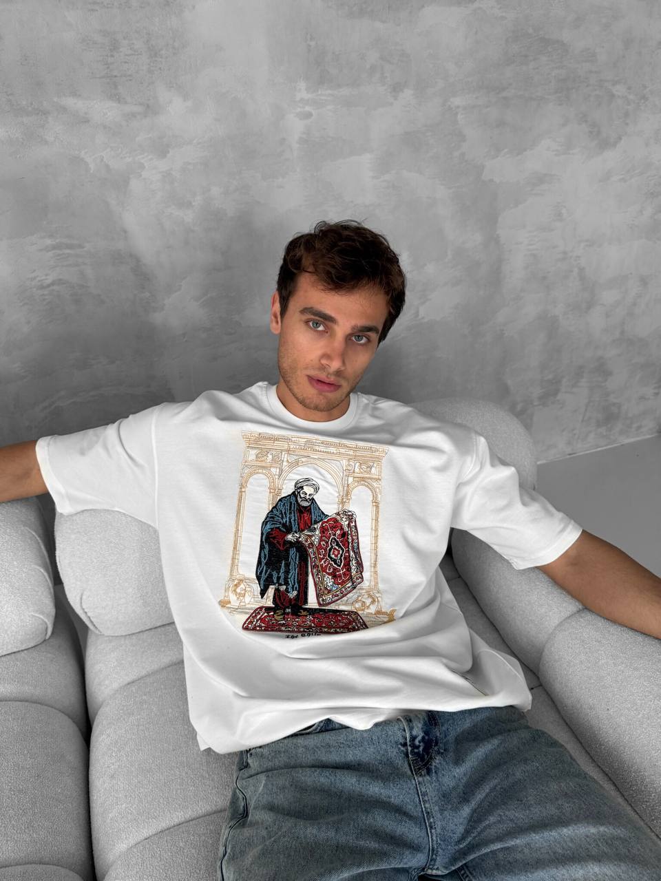 Oriental Rug Graphic T-Shirt – Vintage Cotton Withinblack