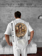 Men's Cotton T-Shirt with Detailed Back Print / Horse & Rider Graphic Tee Withinblack