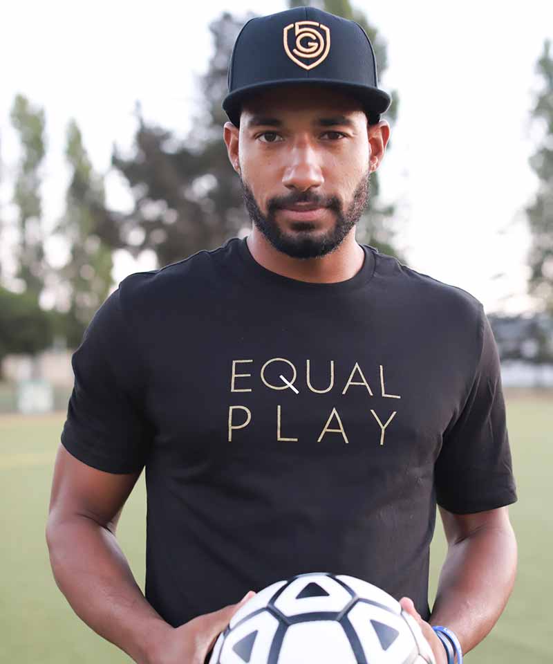 Equal Play Men's Athletic T Shirt Goal Five