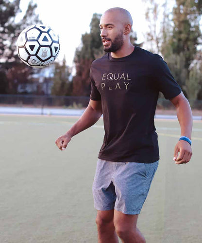 Equal Play Men's Athletic T Shirt Goal Five